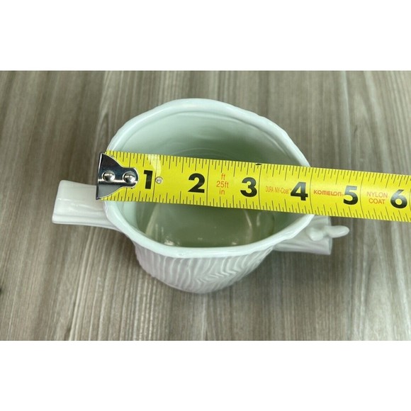 Vintage Sherry Olsen Vase Anthropologie Woodland Bark Tree Stump Butterfly 6” - Picture 11 of 11